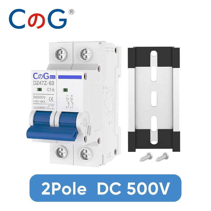 2P DC 500V Circuit Breaker